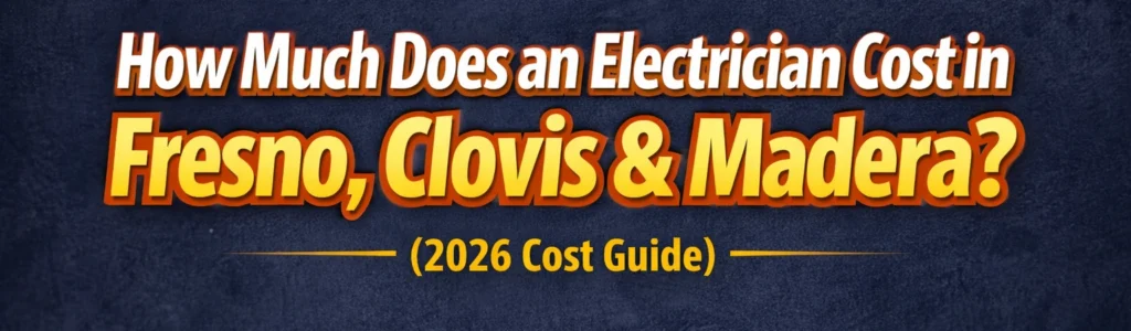 Electrician cost guide for Fresno, Clovis, and Madera
