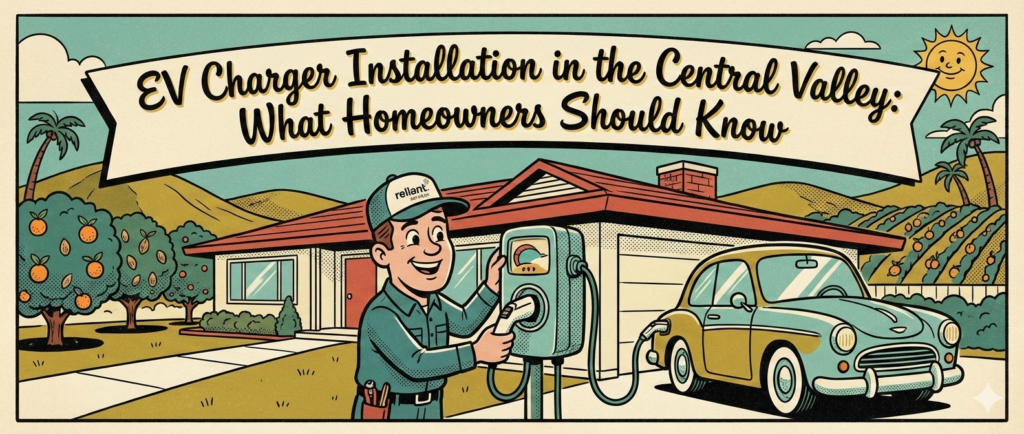 Level 2 EV charger installation in Fresno, Clovis, and Madera