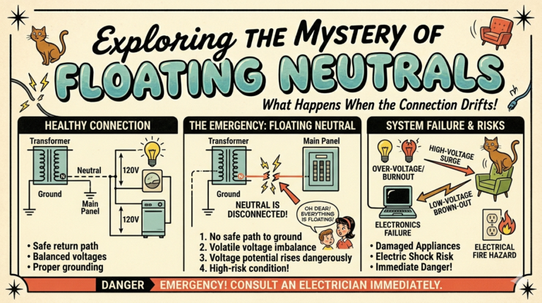 Floating Neutral Explained: The Electrical Problem That Burns Up Homes